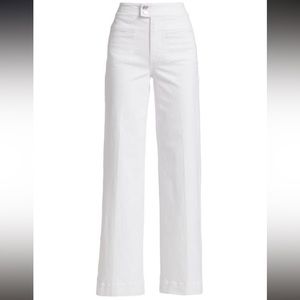 Frame Le Hardy High-Rise Wide-Leg Jeans size 27